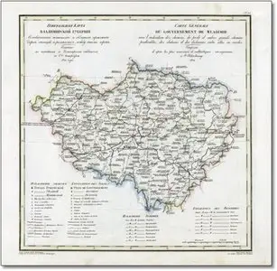 Карта Владимирской губернии