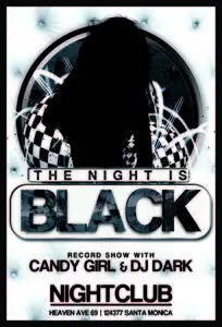 Black Night Club Flyer PSD
