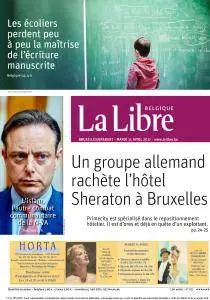 La Libre Belgique du Mardi 11 Avril 2017