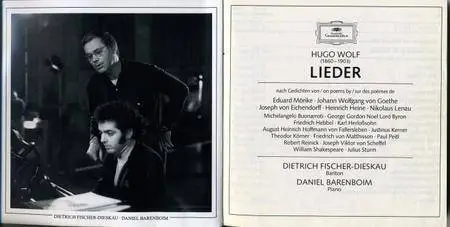 Hugo Wolf - Lieder (Daniel Barenboim & Dietrich Fischer-Dieskau) (1995) (6CD Box Set) {Deutsche Grammophon}