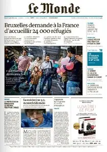 Le Monde du Mardi 8 Septembre 2015