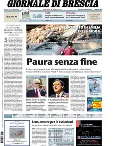 IL GIORNALE DI BRESCIA 30 MAGGIO 2012