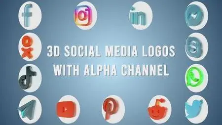 3d Social Media Logos 1351611