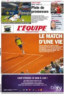L'Equipe Edition du Vendredi 1er Juin 2012