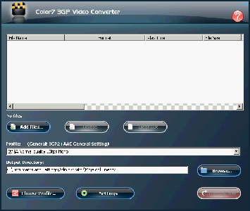 Color7 3GP Video Converter ver.8.0.1.16