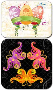 Vector Abstract Frame Colorful