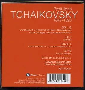 Tchaikovsky - Complete Symphonies, Piano Concertos, Famous Waltzes - Mazur, Leonskaja [Box Set, 10CD]