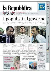 la Repubblica - 1 Giugno 2018