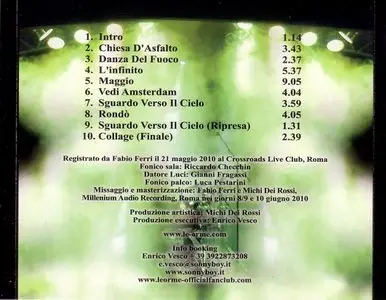 Le Orme - Progfiles (Live in Rome) (2010)e