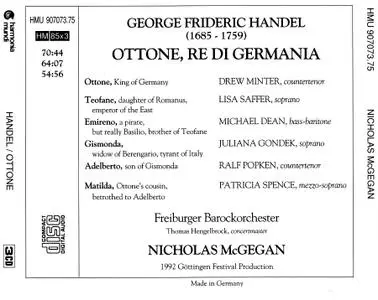 Nicholas McGegan, Freiburger Barockorchester - George Frideric Handel: Ottone (1993)