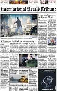 International Herald Tribune from Friday, 07. December 2012