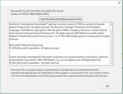 Microsoft Office Professional Plus 2016 v16.0.4266.1001 August 2016