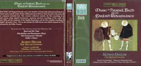 Alfred Deller - The Complete Vanguard Recordings, Vol.4 - Music of Handel, Bach and the English Renaissance (2008) {6CD Set}