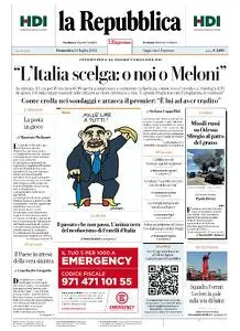 la Repubblica - 24 Luglio 2022