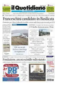 il Quotidiano del Sud Basilicata - 17 Dicembre 2017