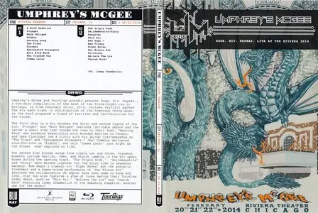 Umphrey's McGee - Rage. Riv. Repeat. Live At The Riviera 2014 (2014, 2xBD)