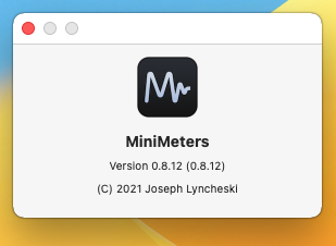 MiniMeters 0.8.12 Beta (macOS / Linux)