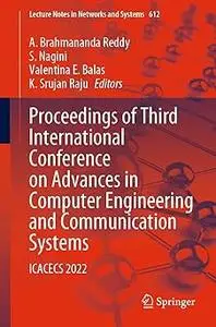 Proceedings of Third International Conference on Advances in Computer Engineering and Communication Systems: ICACECS 202