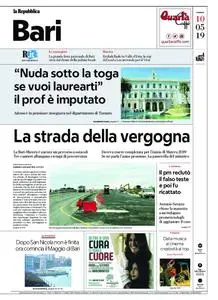 la Repubblica Bari – 10 maggio 2019