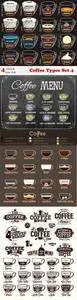 Vectors - Coffee Types Set 4