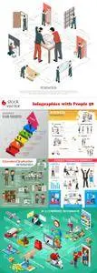 Vectors - Infographics with People 58