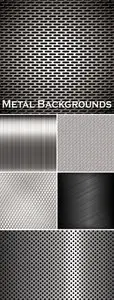 Metal Backgrounds Vector