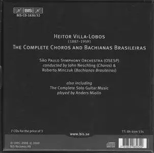 Heitor Villa-Lobos - The Complete Choros & Bachianas Brasileiras (2009) {7CD Set BIS-CD-1830-32 rec 1995-2008}