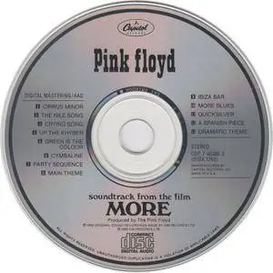 Pink Floyd - More (1969) [Capitol CDP 7 46386 2, USA] Re-up