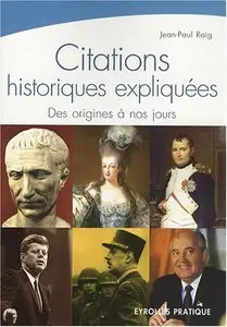 Citations historiques expliquées