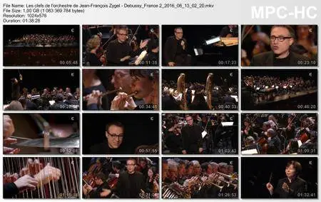 (Fr2) Les clefs de l'orchestre de Jean-François Zygel - Debussy (2016)