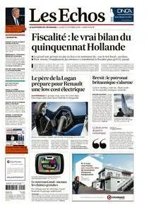 Les Echos du Lundi 10 Octobre 2016