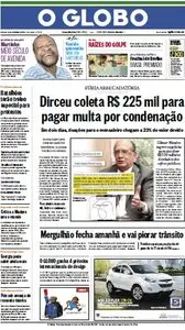 Jornal O Globo - 15 de fevereiro de 2014 - Sábado