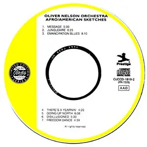 Oliver Nelson - Afro/American Sketches (1962) [Remastered 1993]
