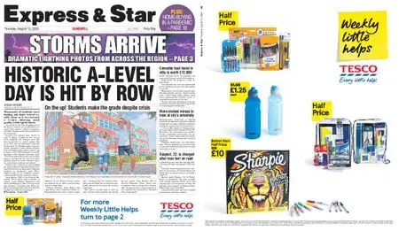 Express and Star Sandwell Edition – August 13, 2020