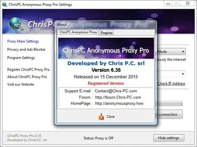 ChrisPC Anonymous Proxy Pro 6.35