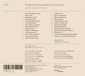 La Venexiana, Claudio Cavina - Luzzaschi: Quinto Libro De Madrigali (2013)