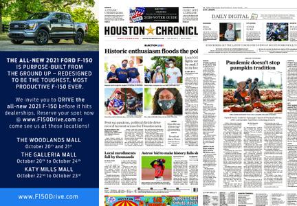 Houston Chronicle – October 18, 2020