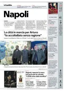 la Repubblica Napoli - 22 Dicembre 2017