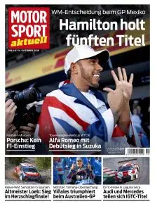 Motorsport Aktuell - 31 Oktober 2018