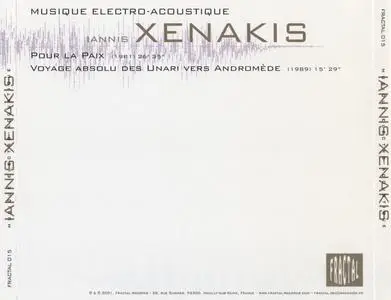 Iannis Xenakis - Musique Electro-Acoustique (2001) {Fractal Records Fractal 015}