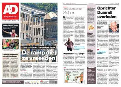 Algemeen Dagblad - Zoetermeer – 15 augustus 2018