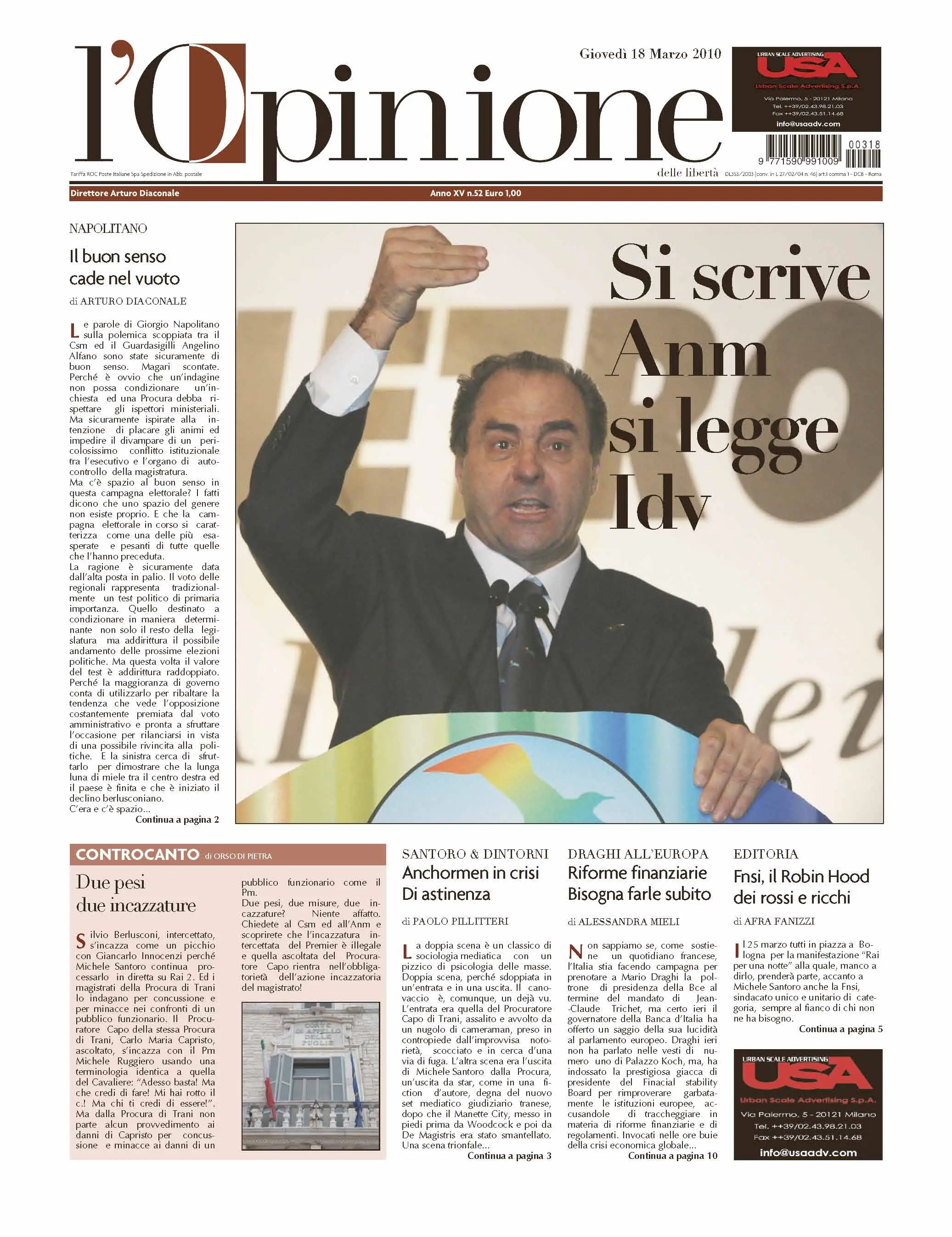 L'Opinione 18.03.2010