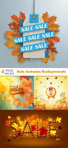 Vectors - Sale Autumn Backgrounds