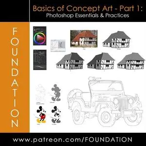 Basics of Concept Art - Part 1: Photoshop Essentials & Practices