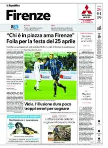 la Repubblica Firenze – 26 aprile 2019