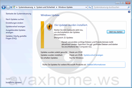 Microsoft Windows 7 SP1 AIO 8 in 1 Integrated November 2011 German
