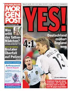 Hamburger Morgenpost vom 28 Juni 2010