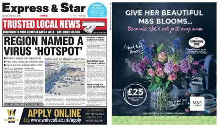 Express and Star Sandwell Edition – March 21, 2020