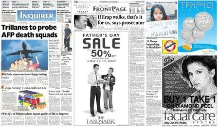 Philippine Daily Inquirer – June 15, 2007