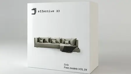 Effective 3D – Free models VOL.04: Sofa